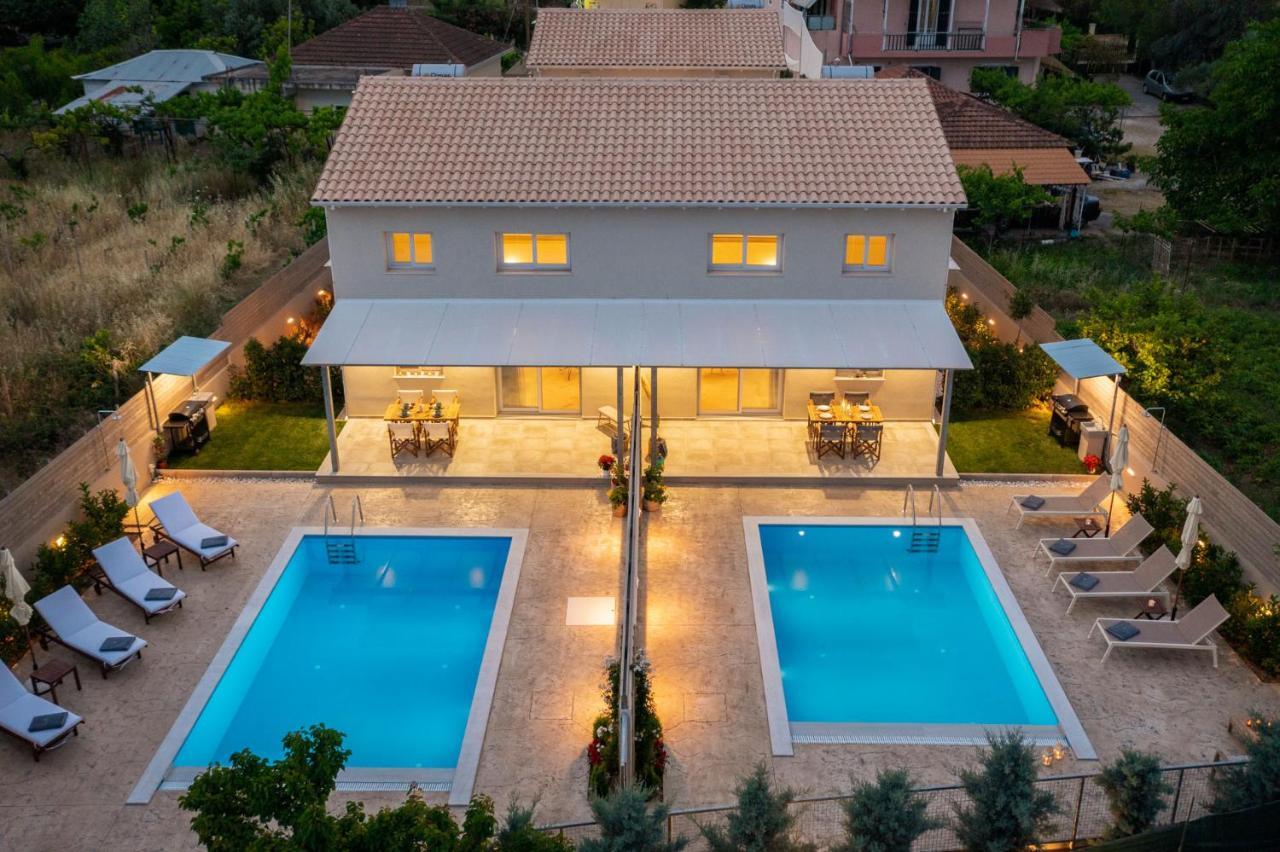 Grappolo Lefkada Villas - Villa Vertzami Just 2 Km From Lefkada Town Apolpaina Esterno foto