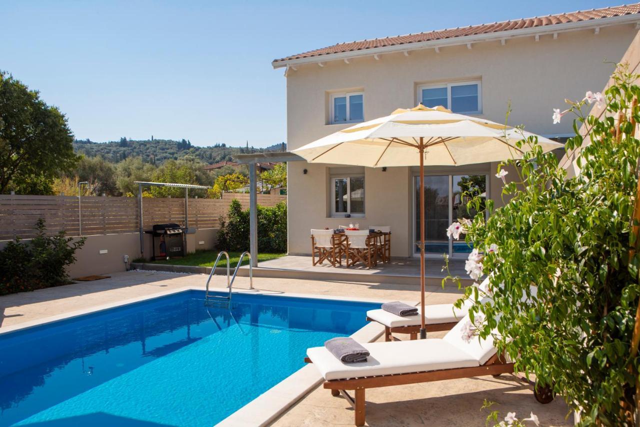 Grappolo Lefkada Villas - Villa Vertzami Just 2 Km From Lefkada Town Apolpaina Esterno foto