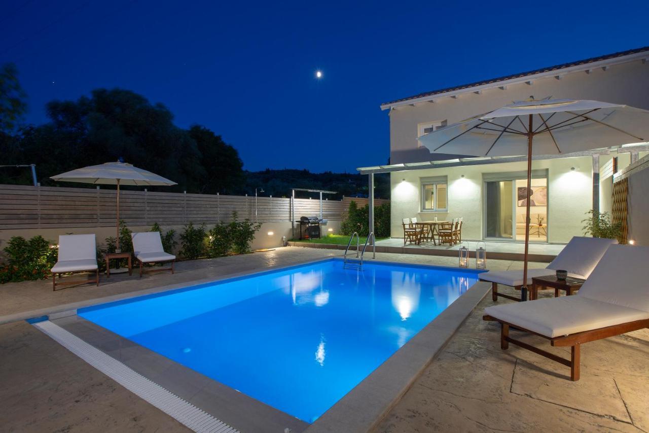 Grappolo Lefkada Villas - Villa Vertzami Just 2 Km From Lefkada Town Apolpaina Esterno foto